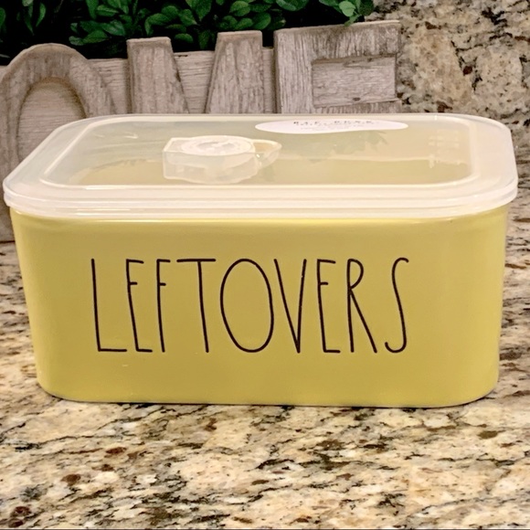 Rae Dunn Other - Rae Dunn LEFTOVERS Food Storage Container w/ Lid